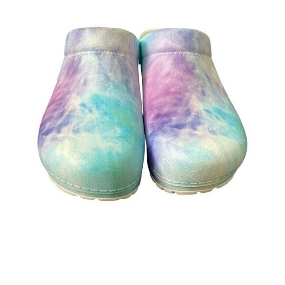 Dansko New Women's Kane Clogs Tie Dye size 38 - Picture 2 of 14